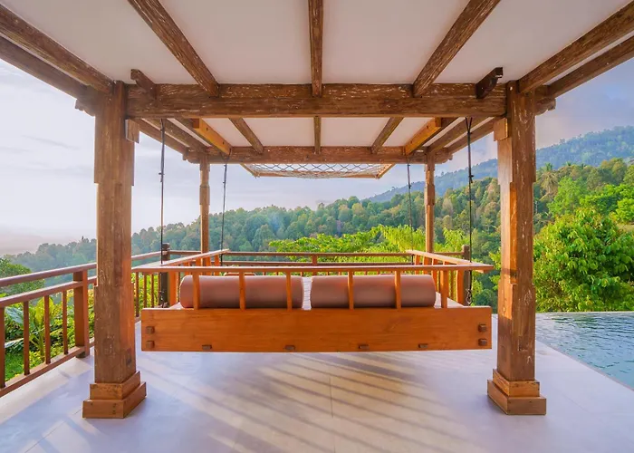 Ocean & Mountain View Villa, Waterfalls, Eco-luxe By Santrian Hotel *